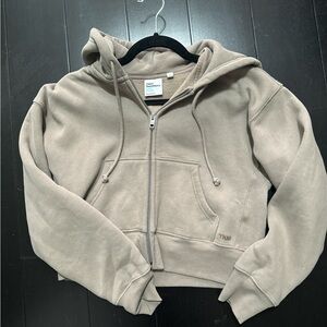 Aritzia cozy fleece zip up